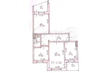 Фото Трехкомнатная квартира, продажа. Кривой Рог Саксаганський