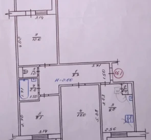 Photo 2. Three-Room flat, to rent. Poltava Шевченковский (Октябрьский)