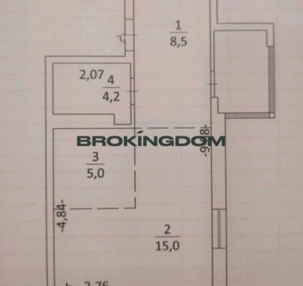Фото 1. Однокомнатная квартира, продажа. Киев Солом'янський