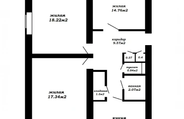 Фото Трикімнатна квартира, продаж. Мінськ Ленинский