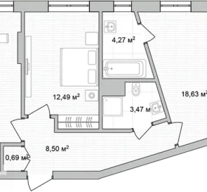 Фото 3. Двухкомнатная квартира, продажа. Крюковщина Добрая
