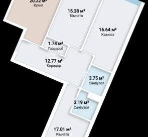 Фото 4. Трехкомнатная квартира, продажа. Крюковщина Добрая