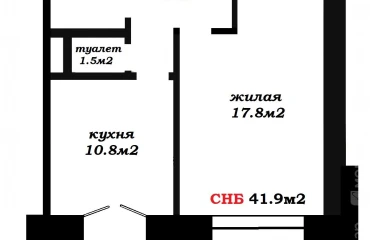 Фото Однокімнатна квартира, продаж. Fanipol Зелёная
