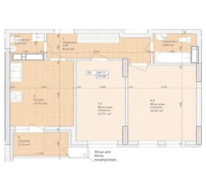 Foto 3. Dos Ambientes piso, en venta. Kyiv Днепровский район, Darnytsia