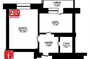 Фото Однокомнатная квартира, продажа. Мачулищи Лесная