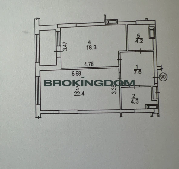 Foto 1. Monoambiente piso, en venta. Kyiv Печерський