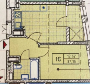 Fotografie 3. Garsonieră apartament, de vânzare. Kyiv Голосеевский, Vasylkivska