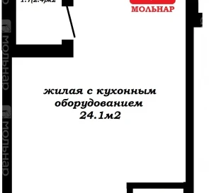 Фото 2. Однокімнатна квартира, продаж. Мінськ Октябрьский