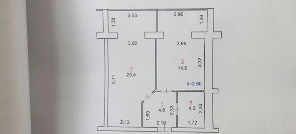 Фото 1. Однокімнатна квартира, продаж. Житомир Евгена Рихлика