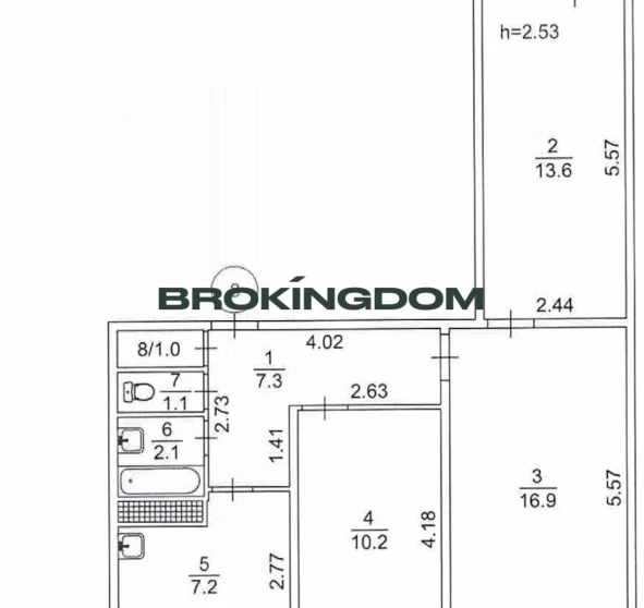 Foto 1. Tres Ambientes piso, en venta. Kyiv Оболонський