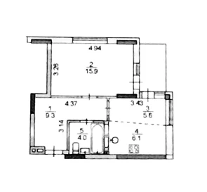 Фото 5. Однокімнатна квартира, продаж. Київ Оболонский район