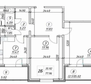 Zdjęcie 5. Dwupokojowe mieszkanie, na sprzedaż. Kyiv Дарницкий район, Kharkivska