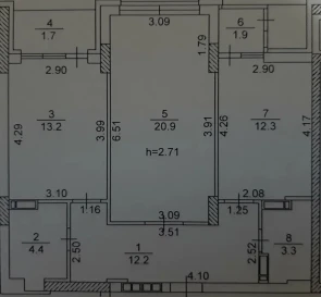 Photo 2. Two-Room flat, for sale. Kyiv Печерский , Zvyrynetska