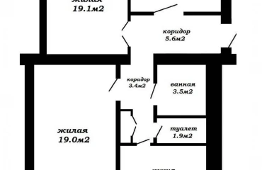 Photo Three-Room flat, for sale. Molodechno Lev Tolstoy