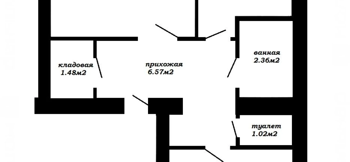 Photo Two-Room flat, for sale. Валерьяново Гвардейская
