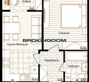 Фото 2. Двокімнатна квартира, продаж. Київ Голосіївський