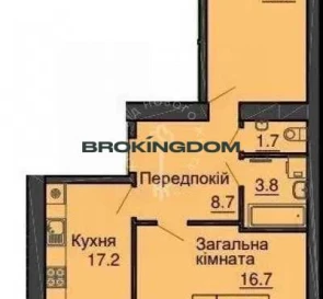 Zdjęcie 5. Kawalerka mieszkanie, na sprzedaż. Novosilky Миру