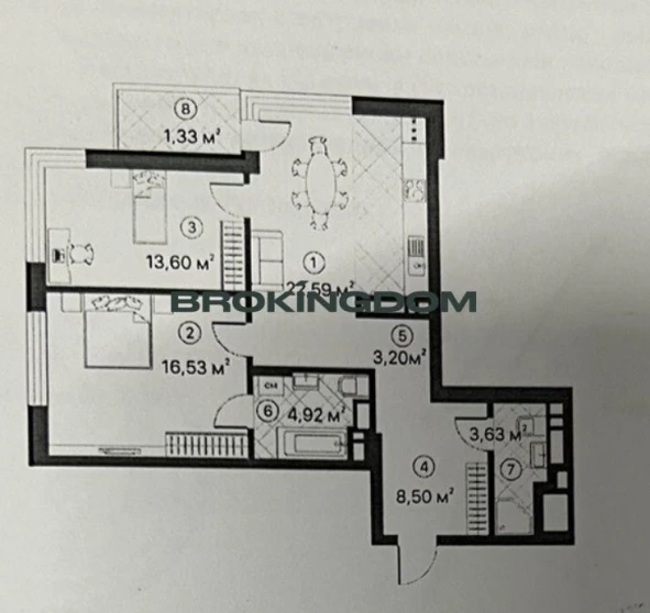 Фото 2. Двухкомнатная квартира, продажа. Киев Подольський