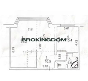 Zdjęcie 2. Dwupokojowe mieszkanie, na sprzedaż. Kyiv Дніпровський