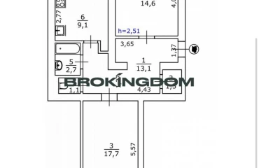 Zdjęcie Dwupokojowe mieszkanie, na sprzedaż. Kyiv Шевченківський