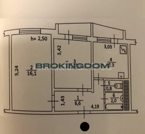 Zdjęcie 3. Dwupokojowe mieszkanie, na sprzedaż. Kyiv Оболонський