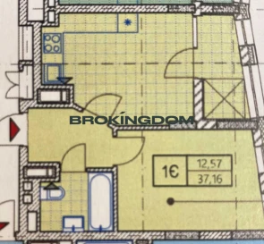 Фото 5. Однокімнатна квартира, продаж. Київ Голосіївський