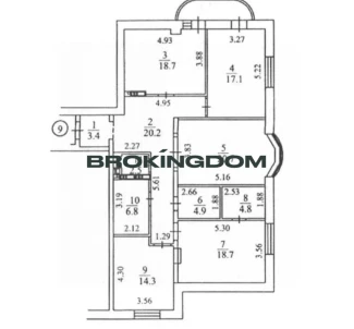 Фото 2. Трехкомнатная квартира, продажа. Киев Печерський