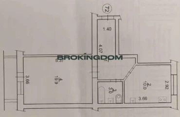 Foto Monoambiente piso, en venta. Kyiv Дніпровський