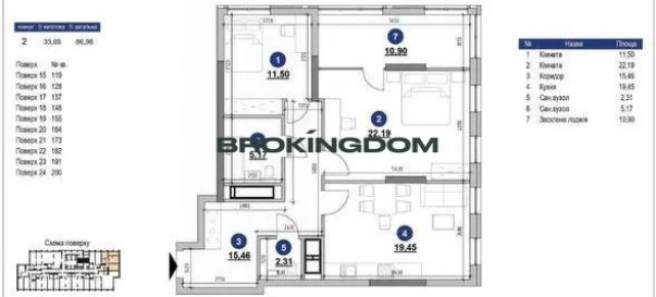 Fotografie 4. Două Camere apartament, de vânzare. Kyiv Печерський