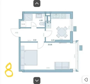 Фото 2. Однокімнатна квартира, продаж. Київ Шевченковский