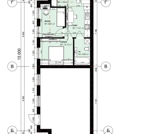 Фото 4. Однокімнатна квартира, продаж. Софіївська Борщагівка Козацька