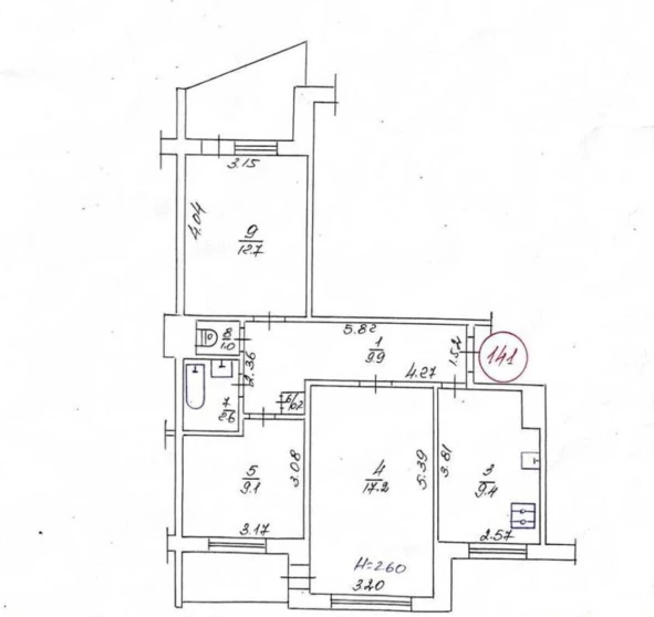 Zdjęcie 1. Trzypokojowe mieszkanie, na sprzedaż. Poltava Шевченковский (Октябрьский)