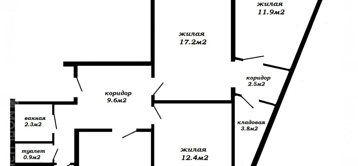 Zdjęcie Czteropokojowe mieszkanie, na sprzedaż. Minsk Фрунзенский