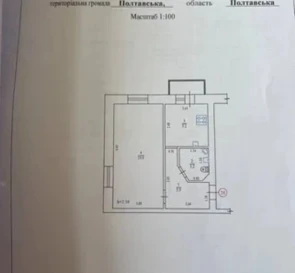 Фото 4. Однокімнатна квартира, оренда. Полтава