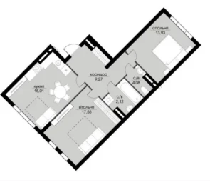 Фото 5. Двухкомнатная квартира, продажа. Петропавловская  Борщаговка Велика кільцева