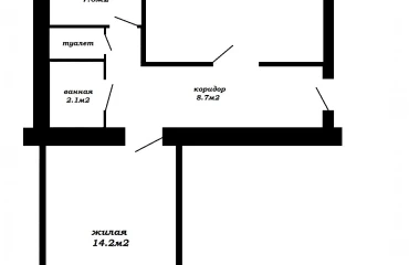 Фото Двокімнатна квартира, продаж. Молодечне Строителей