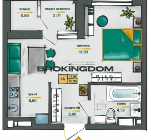 Foto 2. Monoambiente piso, en venta. Kyiv Shevchenkivskyi