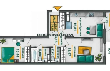 Photo Two-Room flat, for sale. Kyiv Podilskyi