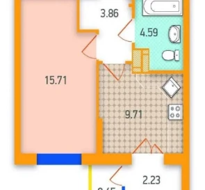 Фото 3. Однокомнатная квартира, продажа. Киев Дарницкий, Харьковская