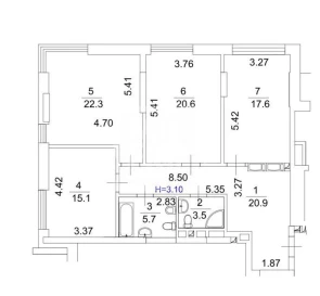 Фото 3. Четырехкомнатная квартира, продажа. Киев Печерский