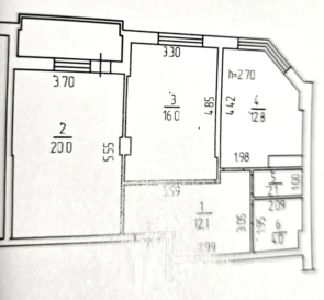 Fotografie 2. Două Camere apartament, de vânzare. Odesa Хаджибейский (Малиновский)