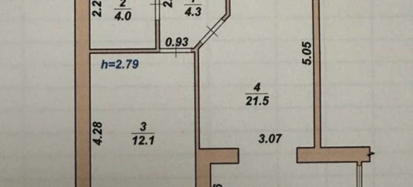Фото 2. Однокомнатная квартира, продажа. Житомир Центр