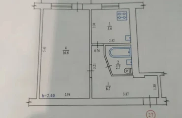 Fotografie Garsonieră apartament, de vânzare. Poltava Шевченковский (Октябрьский)
