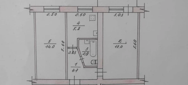 Foto 2. Dos Ambientes piso, en venta. Zhytomyr Центр