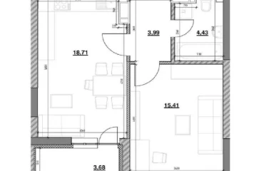 Fotografie Garsonieră apartament, de vânzare. Kyiv Соломенский район