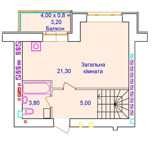 Photo 2. One-Room flat, for sale. Poltava Шевченковский (Октябрьский)