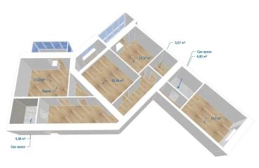 Фото Трехкомнатная квартира, продажа. Полтава Подольский