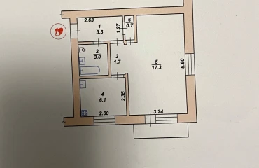 Photo One-Room flat, for sale. Zhytomyr Передмістя