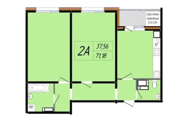 Photo Two-Room flat, for sale. Poltava Киевский