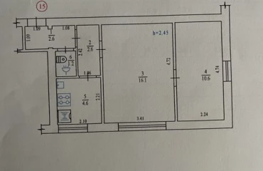 Фото Двухкомнатная квартира, продажа. Полтава Киевский